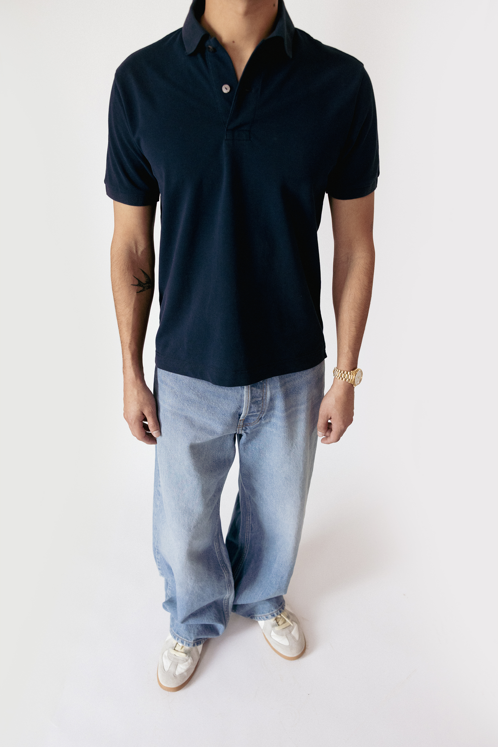 Highland Polo In Navy