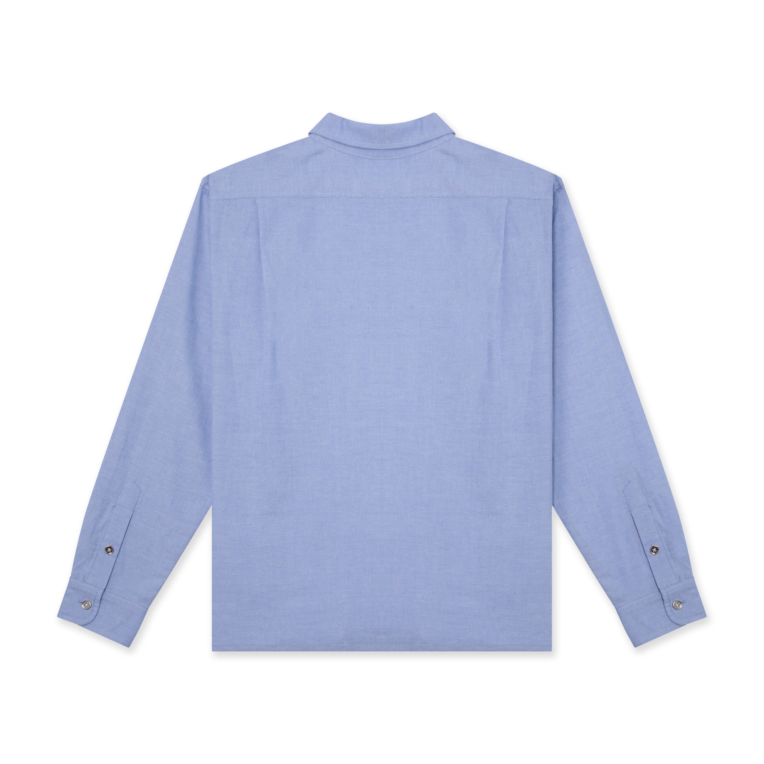 Boxy Dress Shirt In Oxford Blue