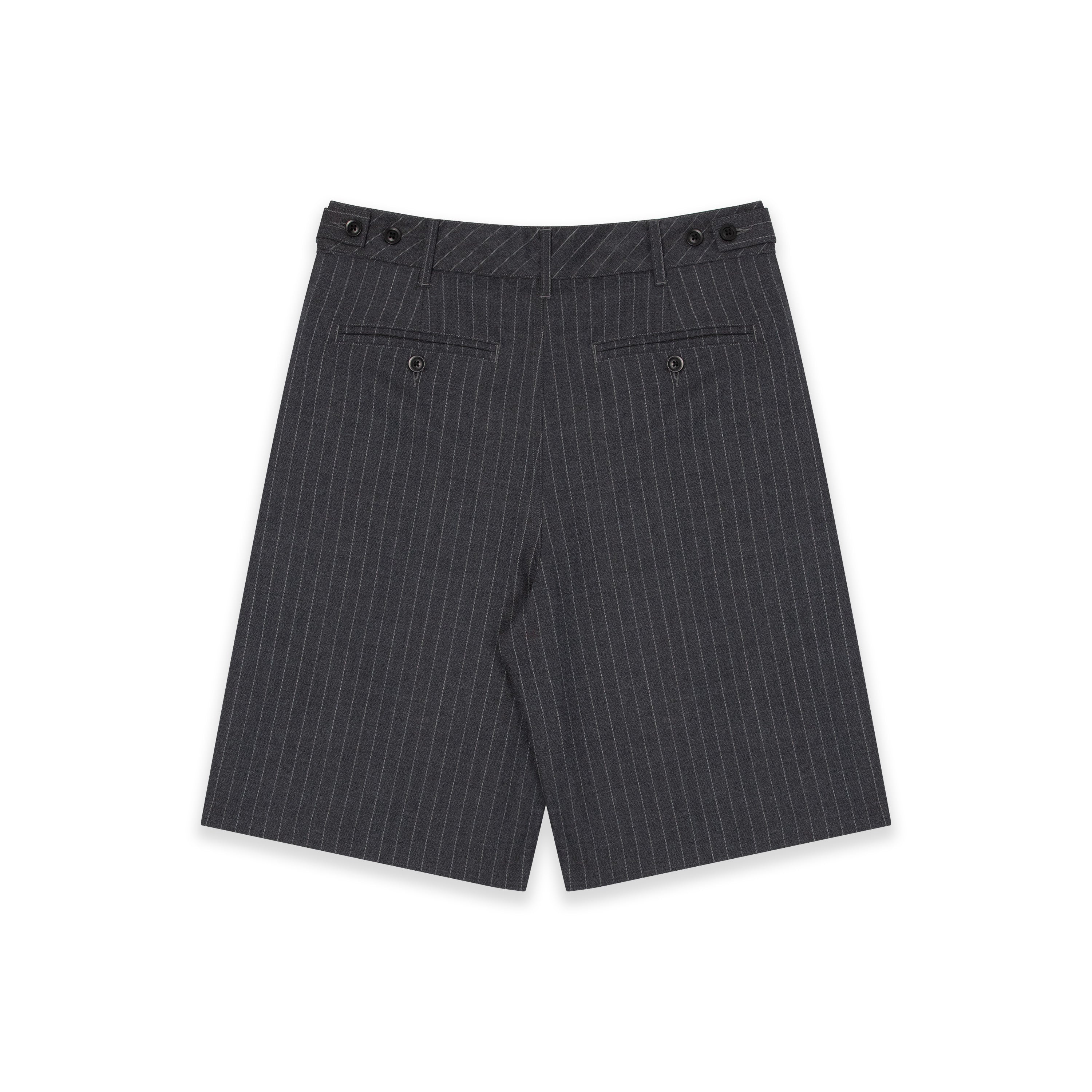 Pleaded Trouser Short In Grey