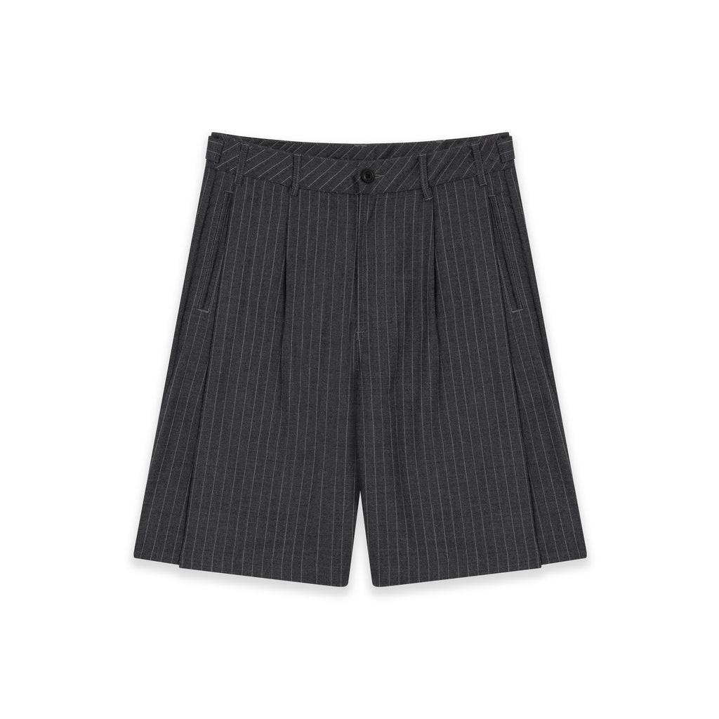 Pleaded Trouser Short In Grey