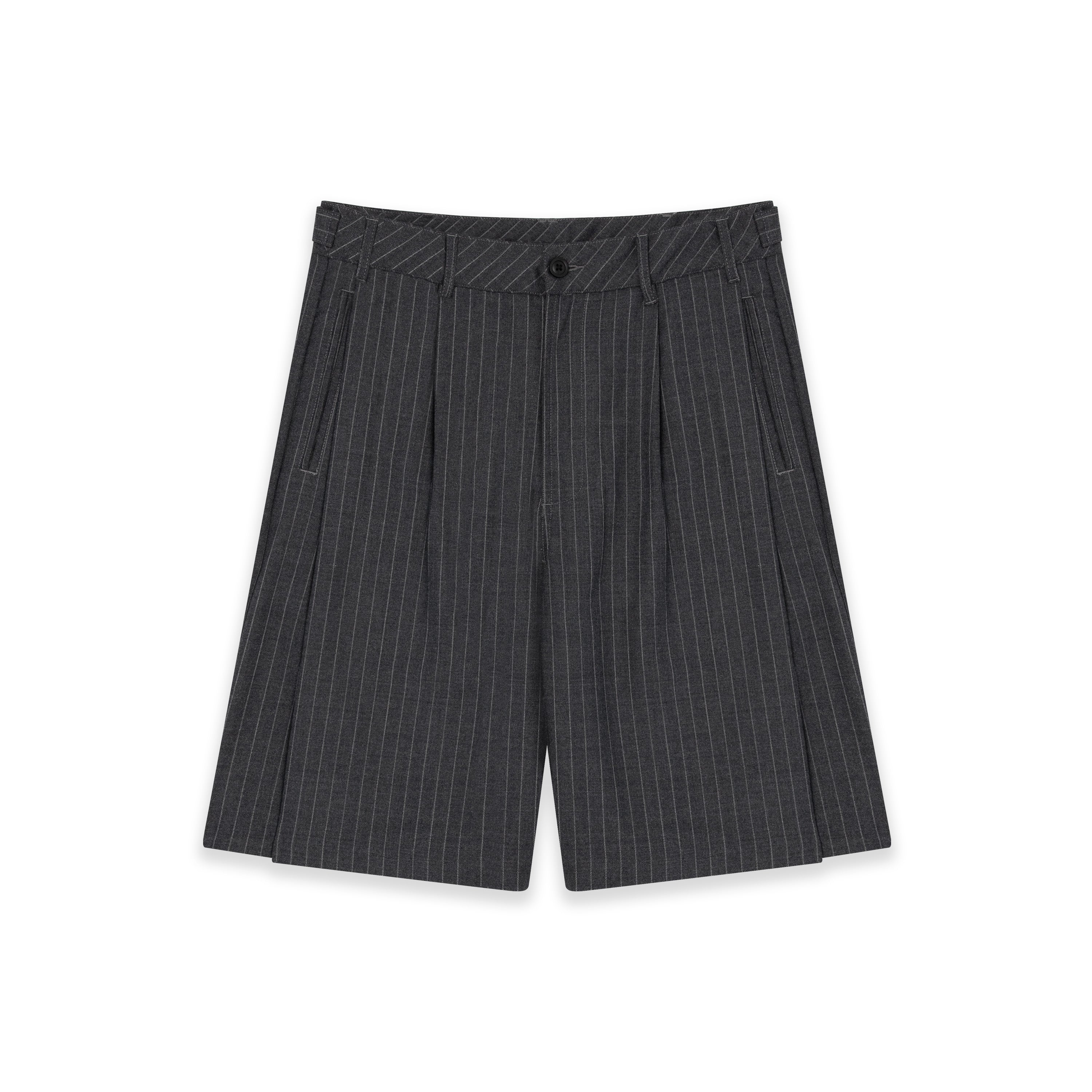 Pleaded Trouser Short In Grey