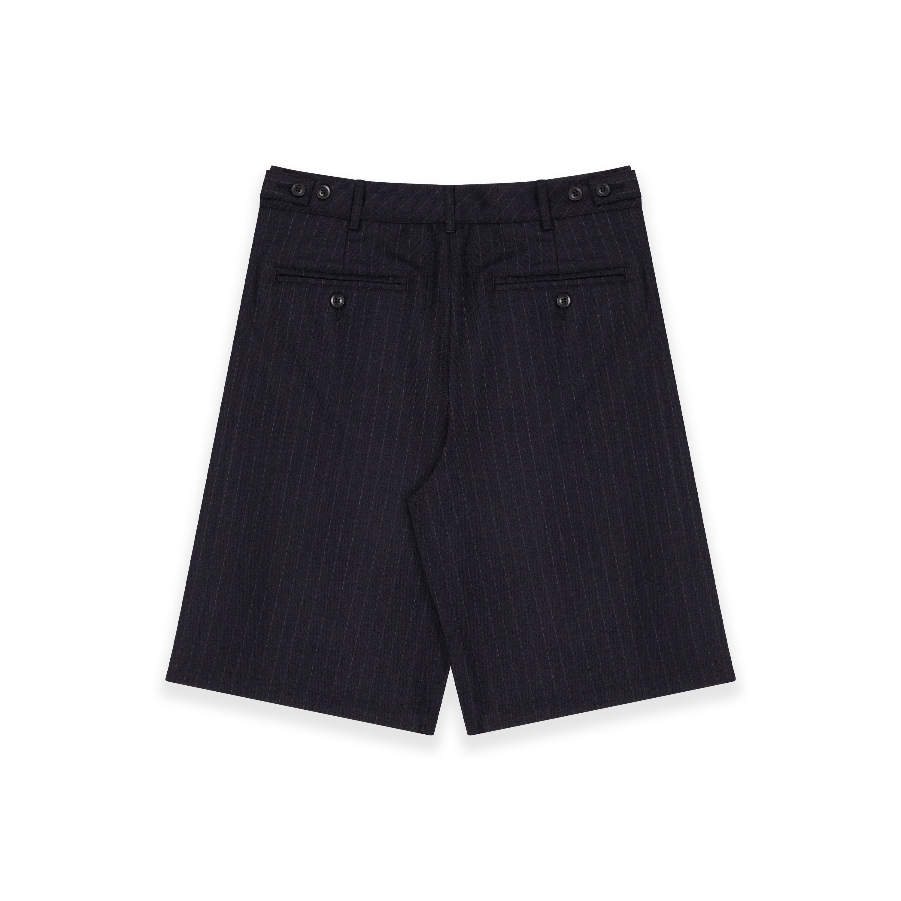 Pleaded Trouser Short In Navy